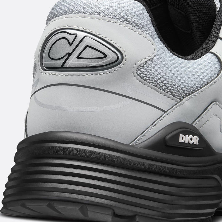 Dior B30 Grau Schwarz Sneaker Ultimativer Komfort Reflektierende CD30 Signatur Herrenschuh