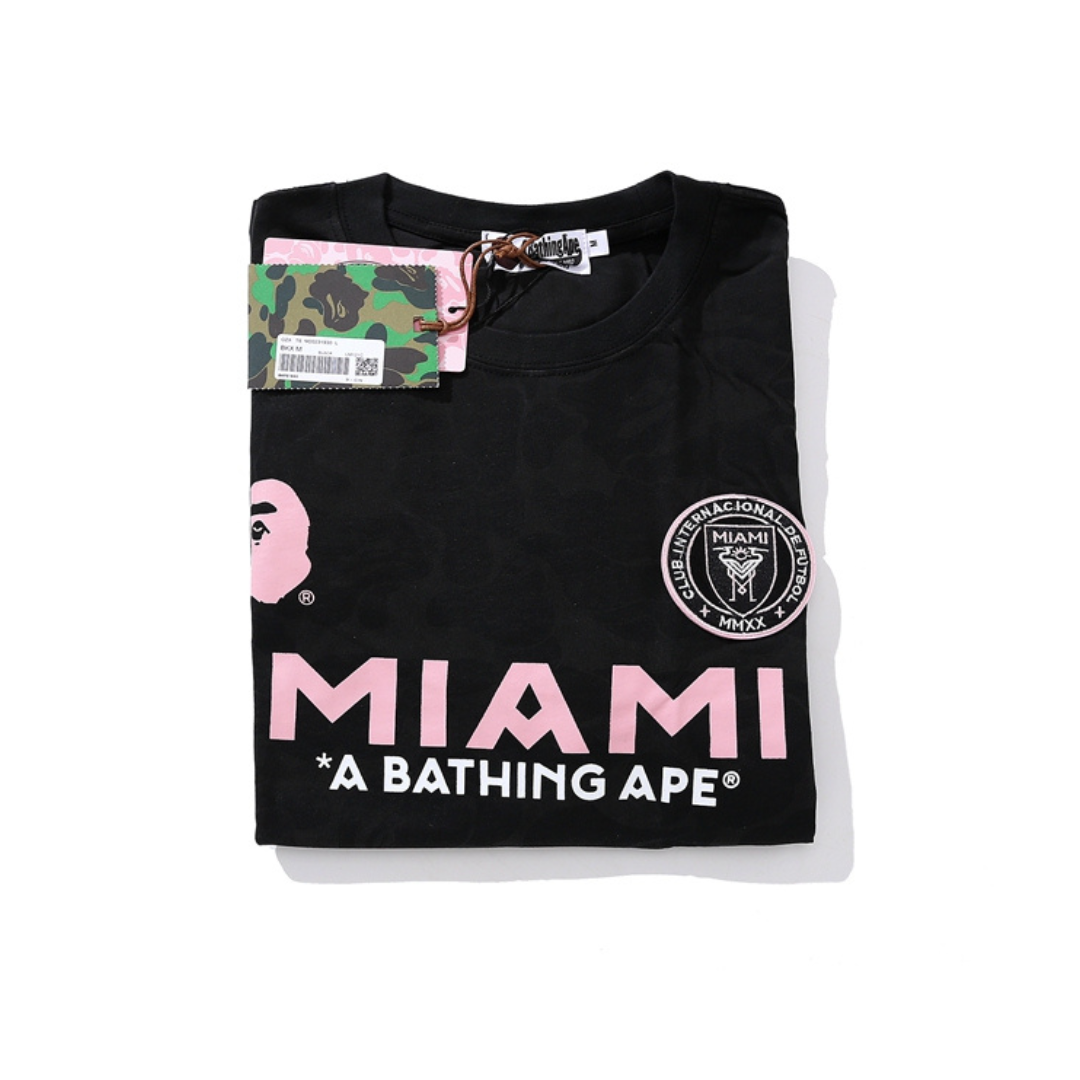 BAPE Miami Hai Camo Streetwear Set T-Shirt Shorts Exklusives Urban Mode Outfit