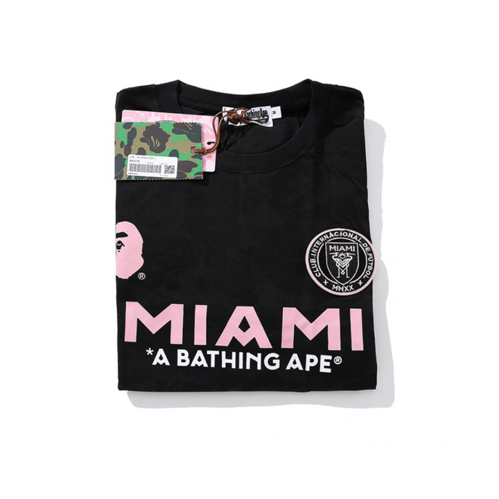 BAPE Miami Hai Camo Streetwear Set T-Shirt Shorts Exklusives Urban Mode Outfit