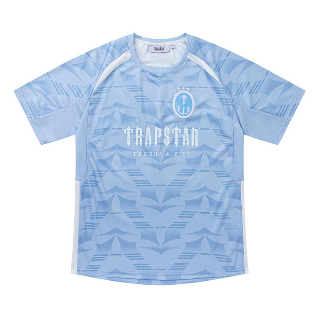 Trapstar Irongate Gradient Himmelblau T-Shirt – Stylisches, Bequemes Streetwear Oberteil