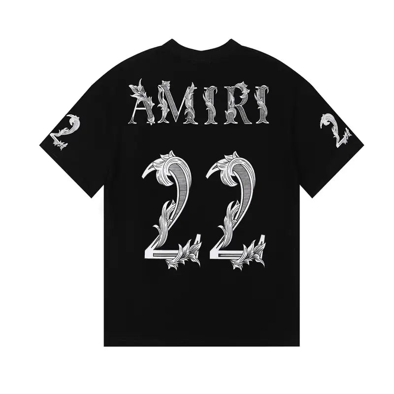 Amiri '22' Herren Luxus T-Shirt - Stylisch, Bequem mit Grafikdruck