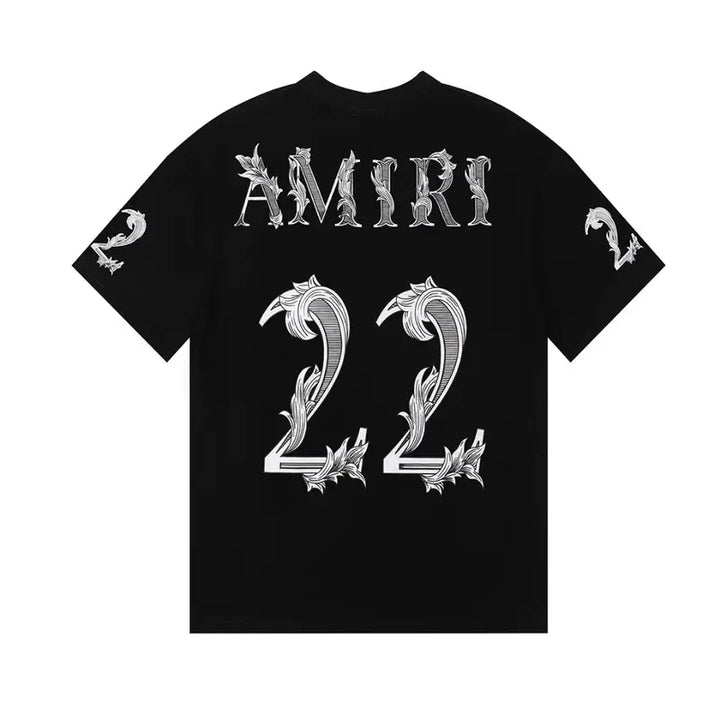 Amiri '22' Herren Luxus T-Shirt - Stylisch, Bequem mit Grafikdruck