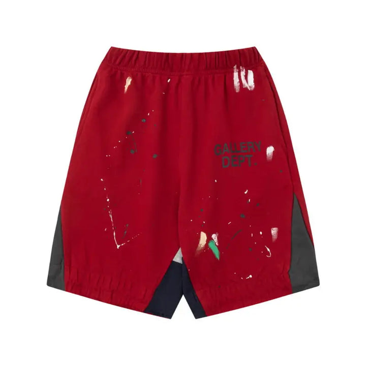 Gallery Dept. Designer Shorts: Handbemalt, Oversized, Streetwear-Kunst für Herren