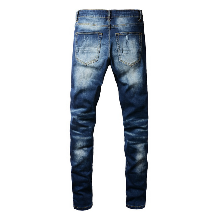 Amiri Rote Bandana Jeans für Herren – Luxuriöser Designer Denim mit Muster