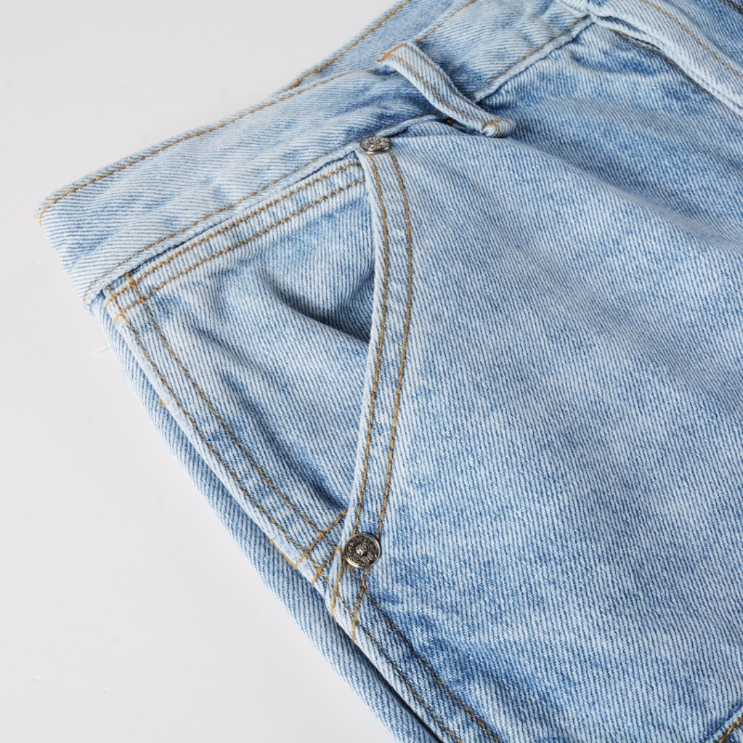 Amiri Blaue Patch Flared Jeans – Designer-Denim mit Schlag für Style-Liebhaber