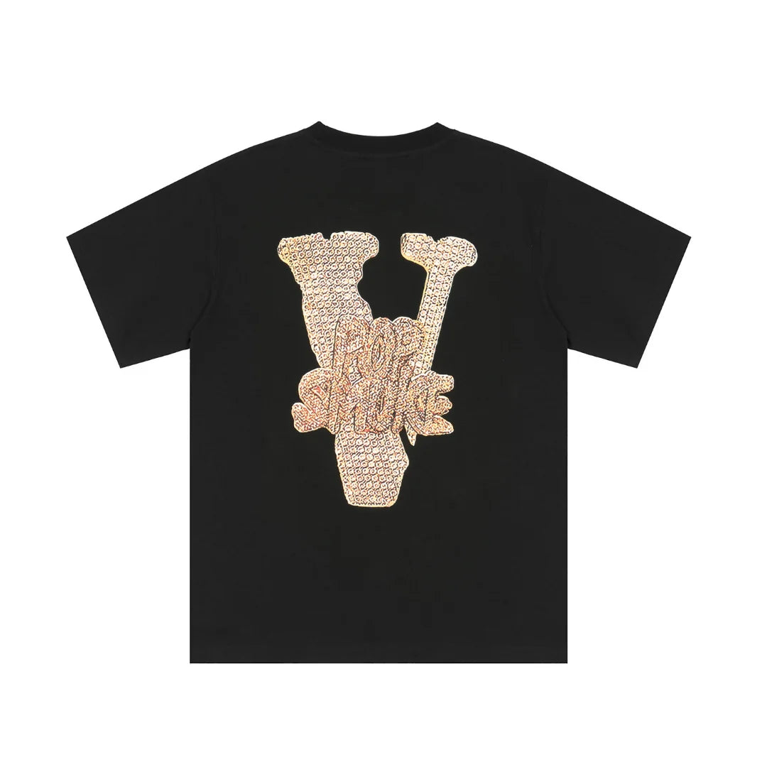 V-LONE Pop Smoke Statement-T-Shirt: Rebellion, Style, Urbaner Streetwear-Look für Ihn