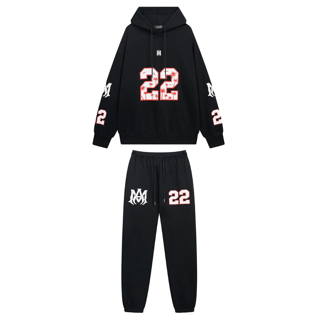 Amiri '22' Sport-Trainingsanzug: Luxuriöser Streetwear-Stil für Ultimative Eleganz