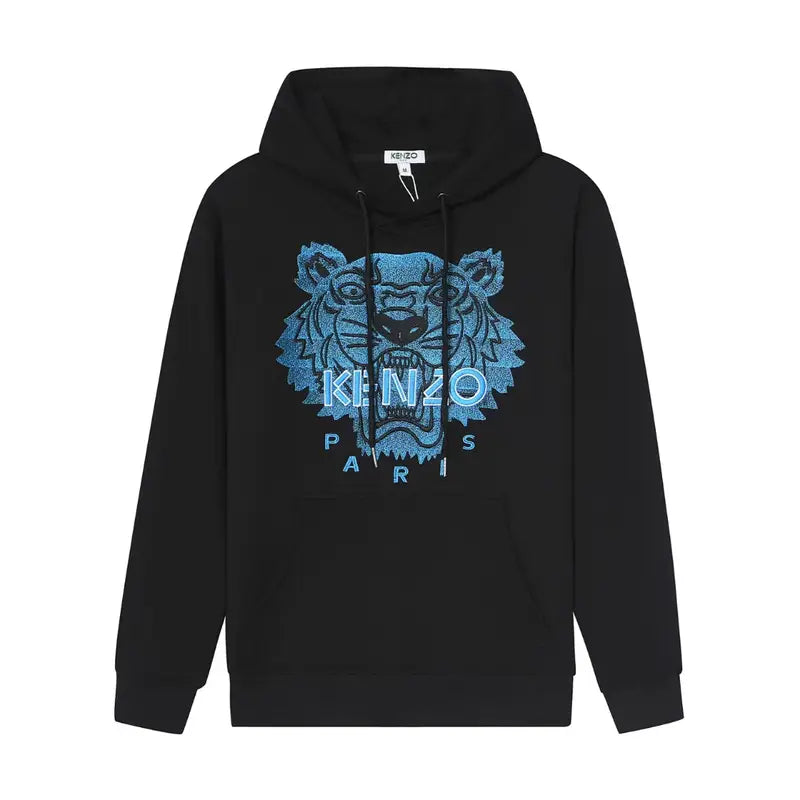 Kenzo Tiger-Baumwoll-Kapuzenpullover für Herren – Stilvoller Designer-Hoodie Komfortabel