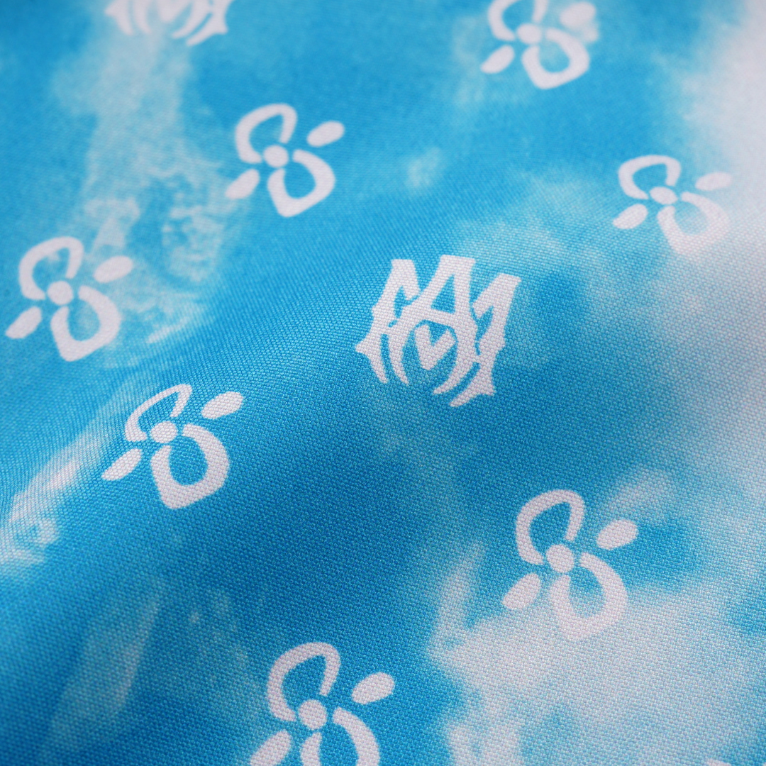 Amiri Monogramm Kurzarm-Set Herren: Luxuriöser Designer Sommer Zweiteiler für Stil & Komfort