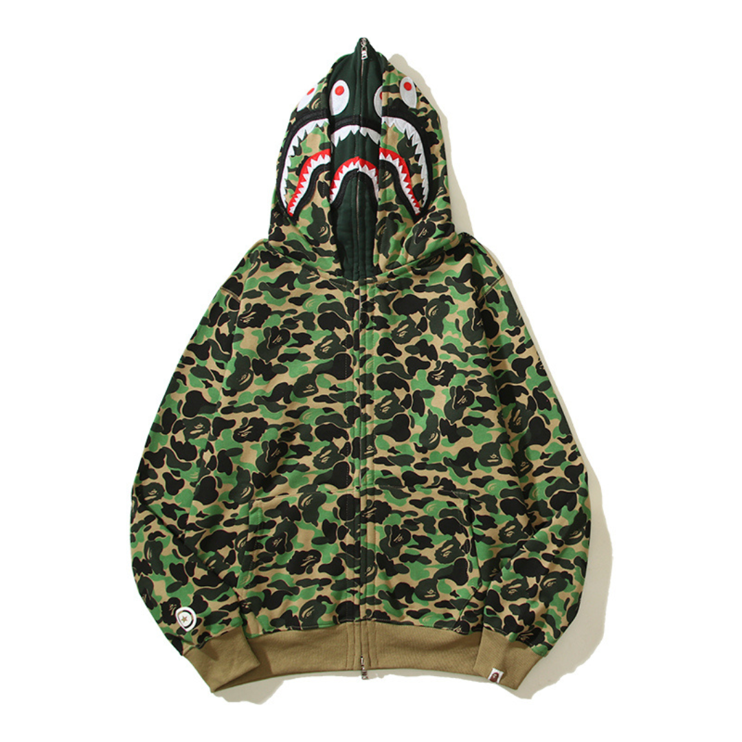 BAPE Streetwear Set Hai-Hoodie & Shorts – Komfortabel, Stylisch, Exklusiv