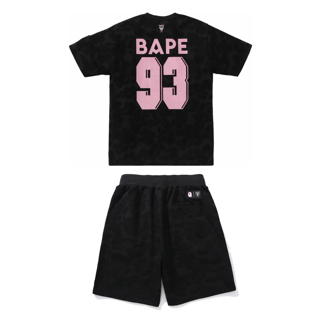 BAPE Miami Hai Camo Streetwear Set T-Shirt Shorts Exklusives Urban Mode Outfit