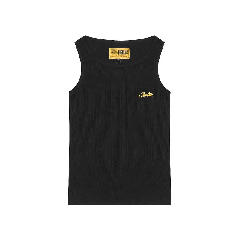 Corteiz Schwarzes Tanktop Herren – Stylisches, Bequemes Streetwear Sommer Essential