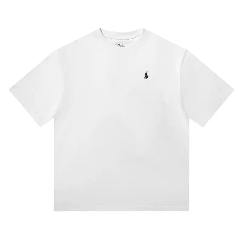 Polo Ralph Lauren Herren Klassisches Baumwoll-T-Shirt mit ikonischem Logo-Stick