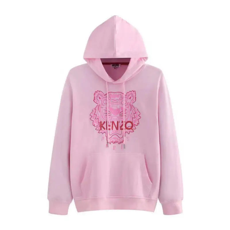 Kenzo Ikonischer Rosa Hoodie: Komfortabler Designer-Kapuzenpullover für Damen & Herren Stil