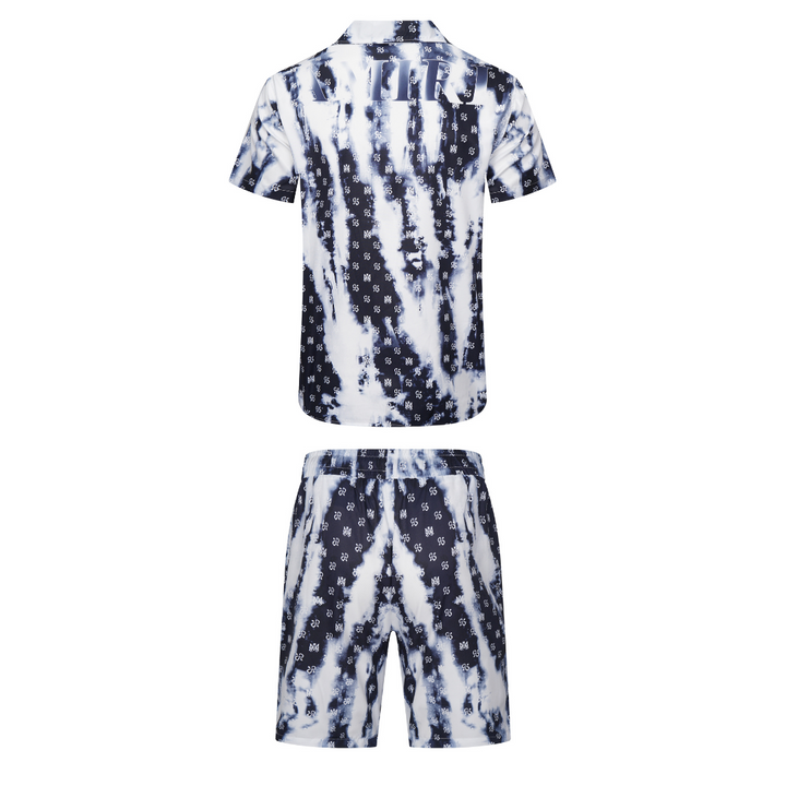 Amiri Monogramm Luxus Short Set Herren – Stilvoller Streetwear Freizeitanzug Exklusiv