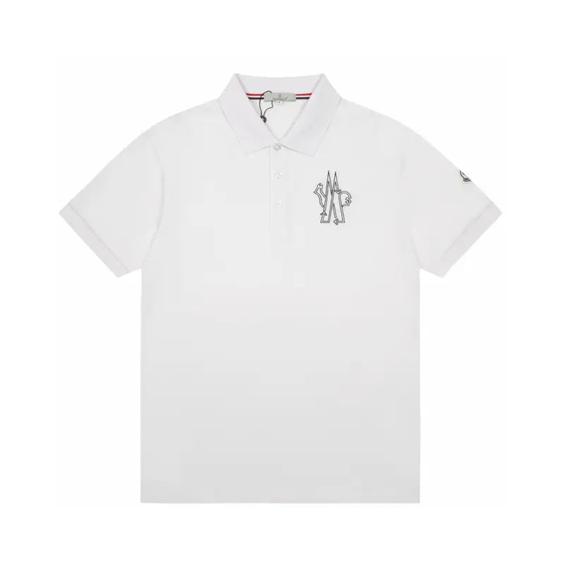 Moncler Klassisches Polo-Shirt für Herren aus Baumwolle mit Logo