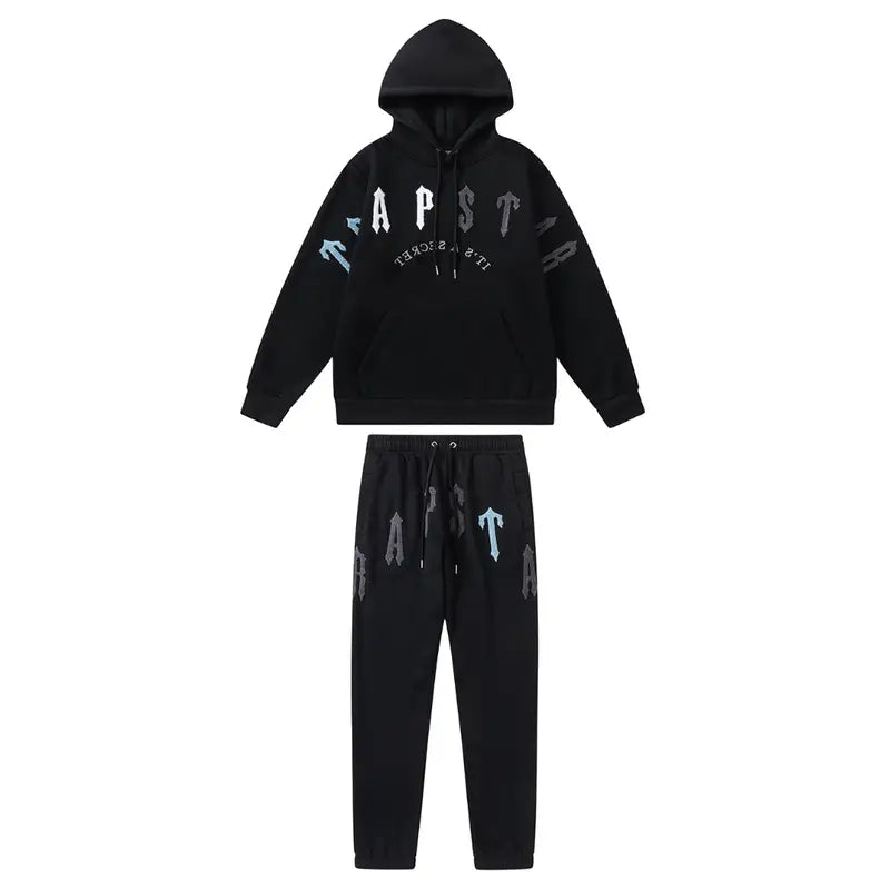 Trapstar Decoded Arch 2.0 Ice Black Jogginganzug – Stylisch, Bequem, Urban