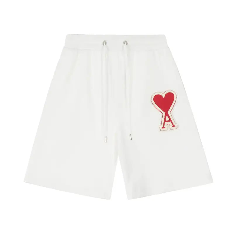 AMI Paris Bequeme Herren Shorts Baumwolle Casual Sommer Sport Kurz Hose