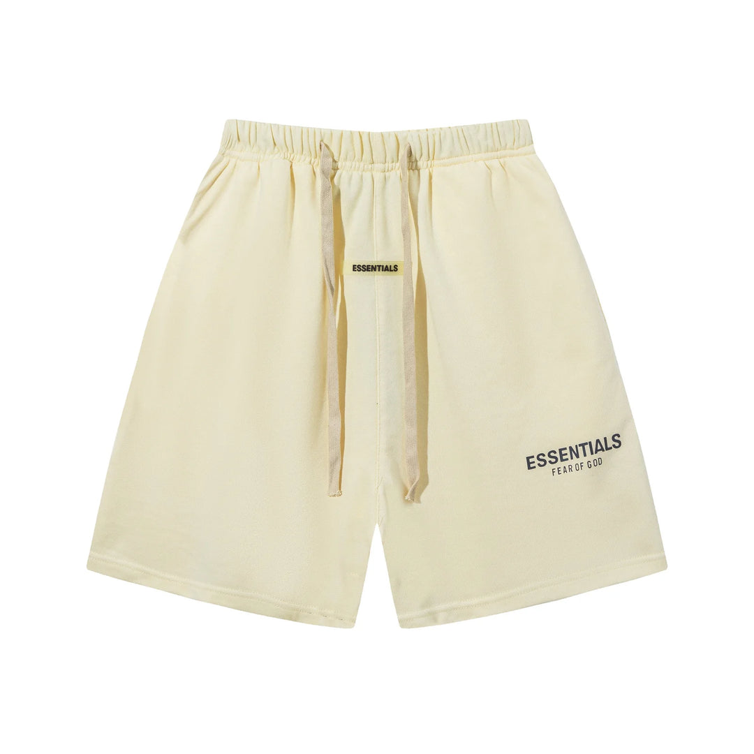 Essentials Fear of God Shorts: Premium Baumwolle Lässige Streetwear Kurze Hose Herren