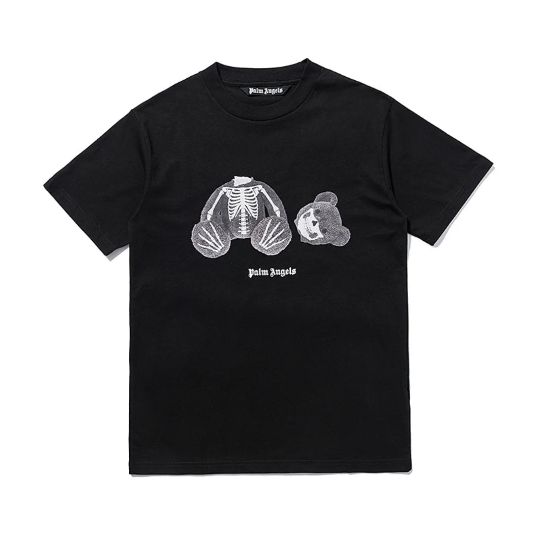 Palm Angels Skeleton Bär T-Shirt: Luxuriöses Urban Design, Hochwertige Baumwolle, Unisex