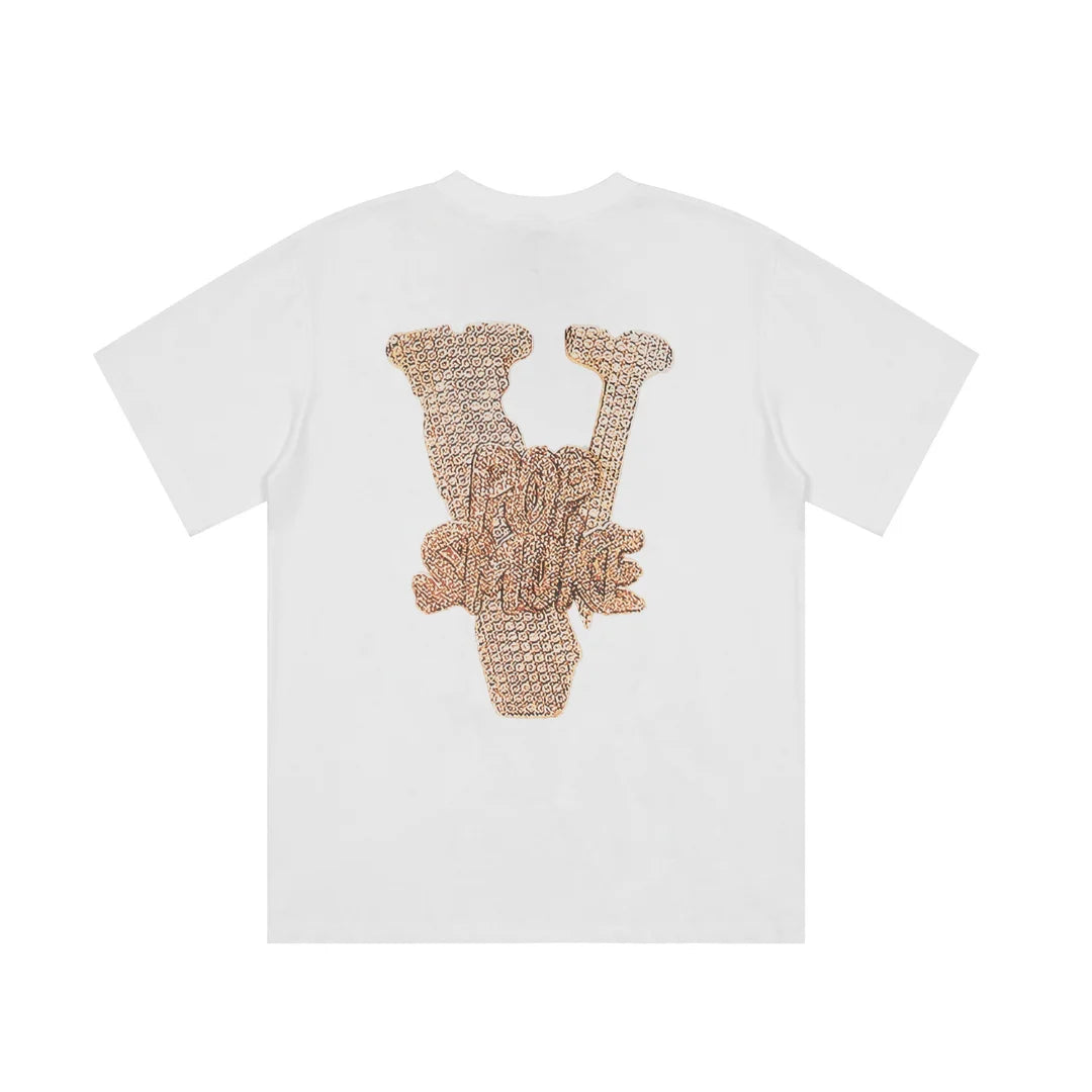 Exklusives V-LONE Pop Smoke Gedenk-T-Shirt Hochwertige Baumwolle Streetwear Design Unisex