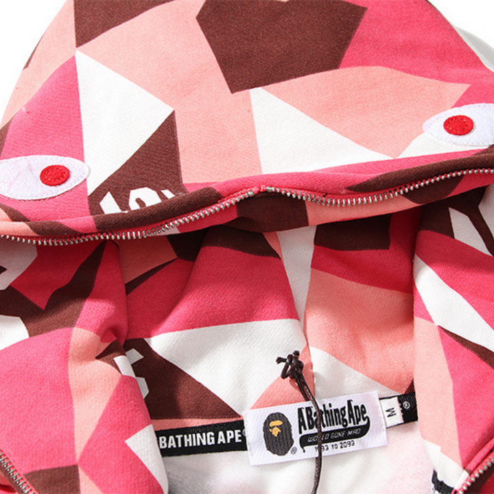 BAPE Streetwear Hai Camo Hoodie – Exklusiver Japanischer Kapuzenpullover für Herren