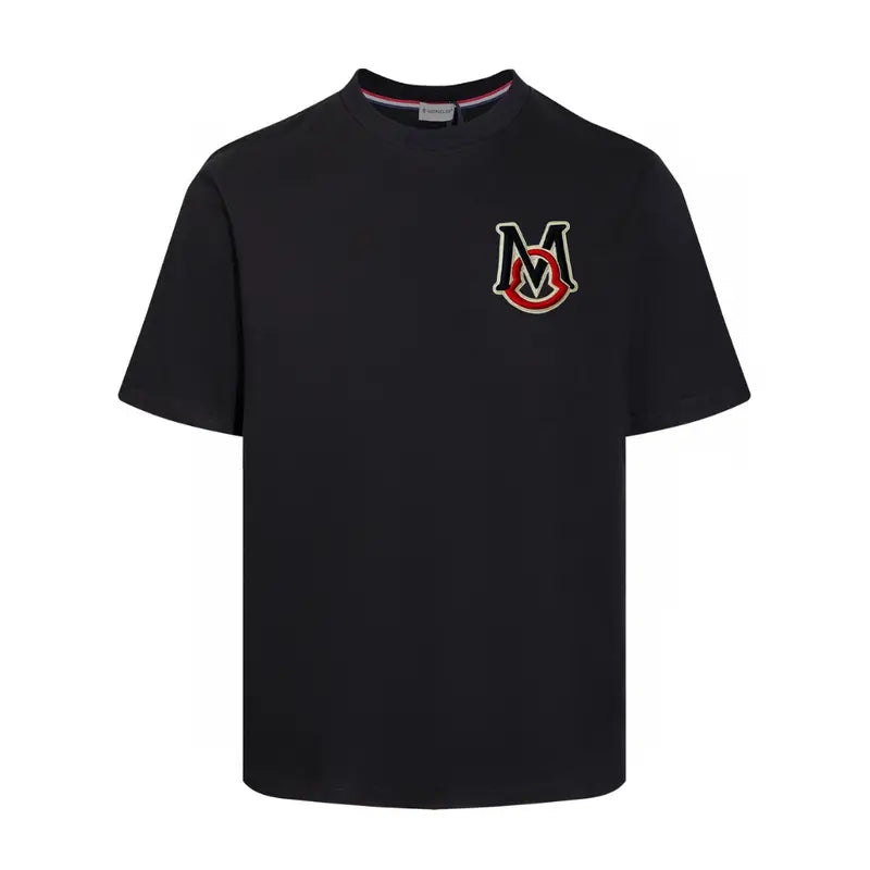 Moncler Herren Luxus Monogramm T-Shirt: Hochwertiges Designer Baumwoll-Shirt, Bequem & Stilvoll