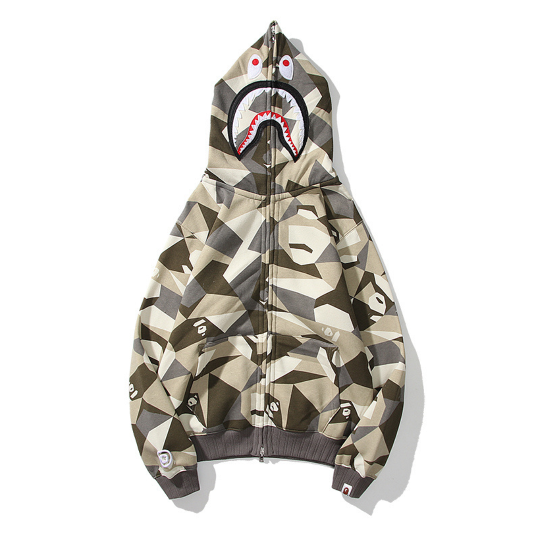 Exklusiver BAPE Streetwear Hoodie – Japanisches Designer-Statement für Einzigartigen Stil