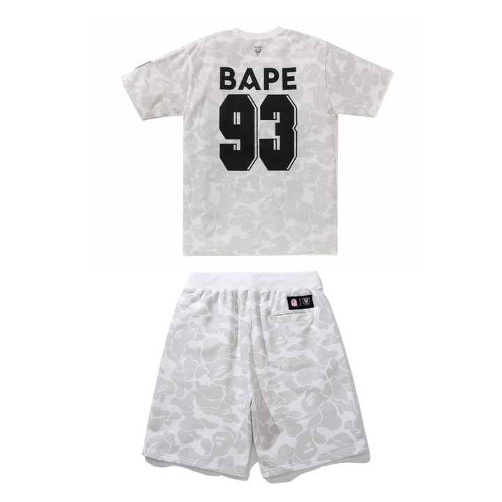 Bape Miami Streetwear Set: Stylisches T-Shirt & Shorts für Herren, Bequem