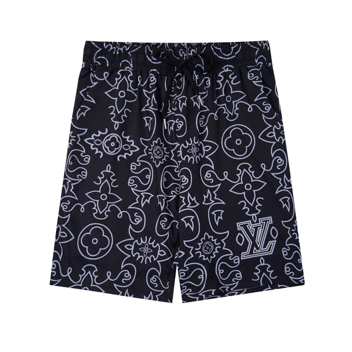 Louis Vuitton Kurz-Set: Luxuriöses Designer-Outfit, Monogramm-Muster, Sommer-Komfort