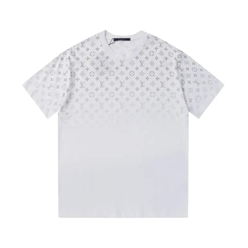 Luxuriöses Louis Vuitton Herren T-Shirt – Ikonisches Monogramm-Design Baumwolle
