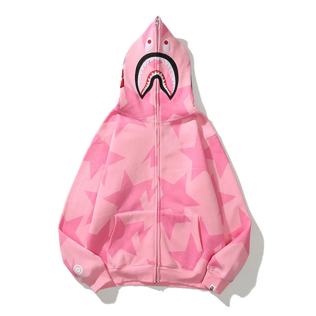 Authentischer BAPE Affenkopf Logo Kapuzenpullover für Herren – Premium Streetwear Komfort