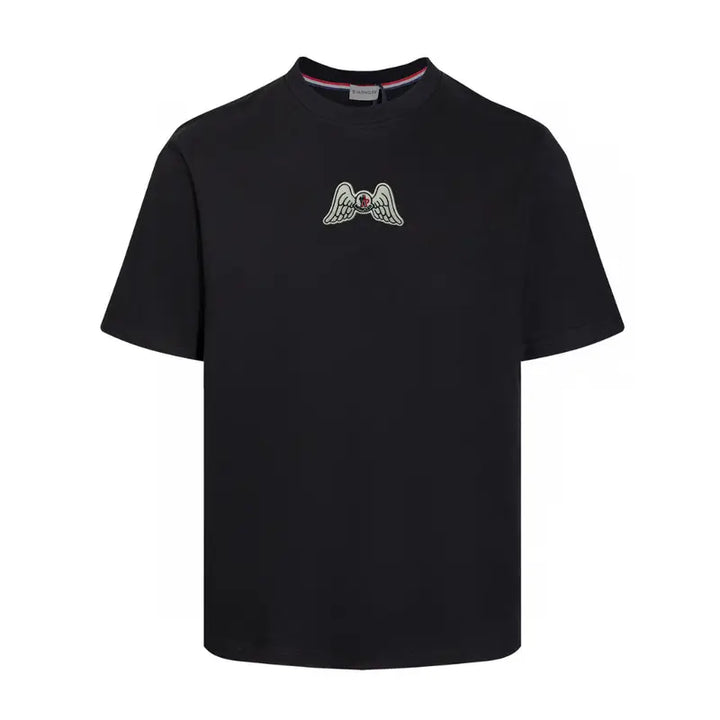 Exklusives Moncler Herren T-Shirt: Premium Baumwolle, Monogramm Design, Luxuriöser Stil