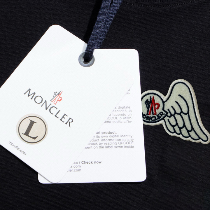 Exklusives Moncler Herren T-Shirt: Premium Baumwolle, Monogramm Design, Luxuriöser Stil