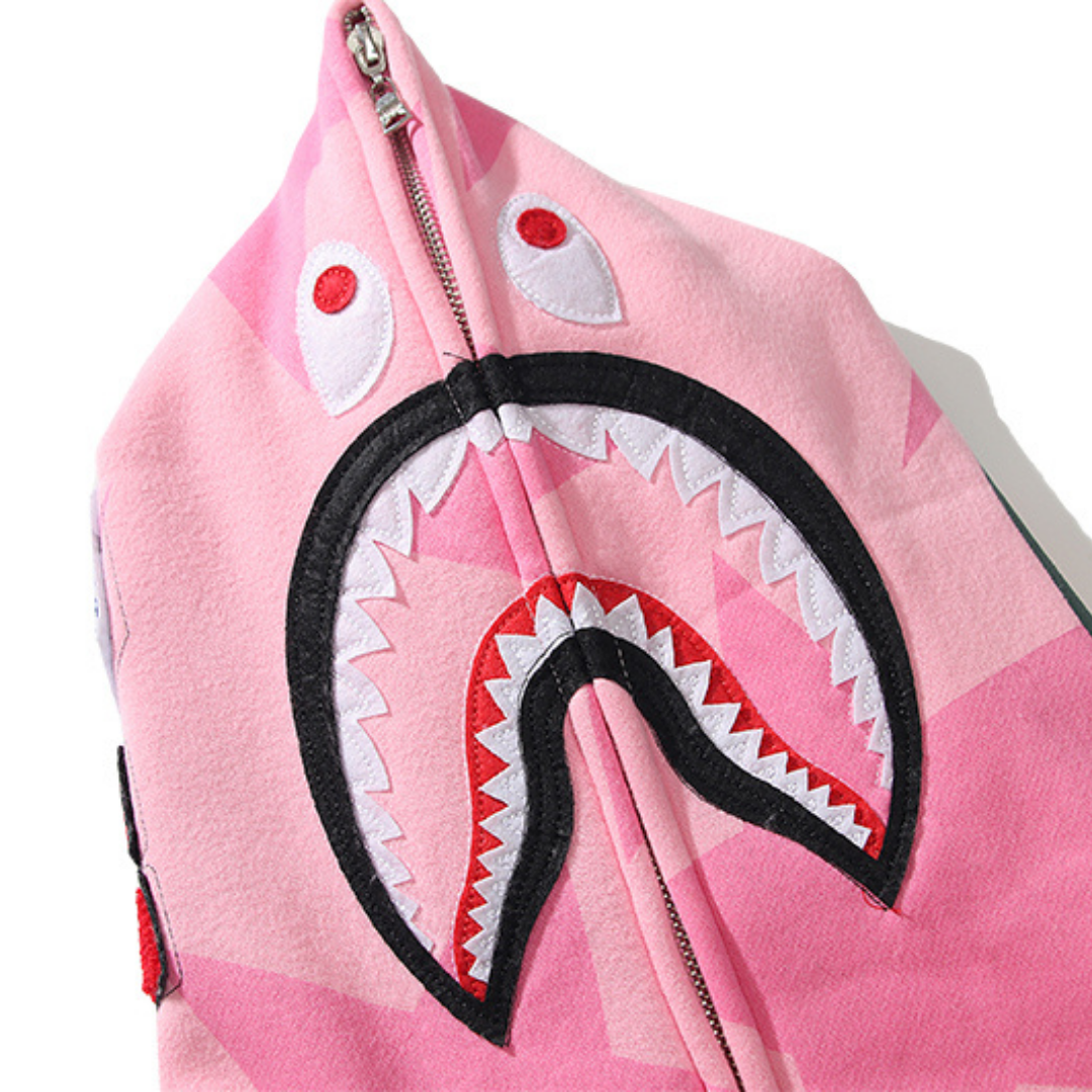 Authentischer BAPE Affenkopf Logo Kapuzenpullover für Herren – Premium Streetwear Komfort