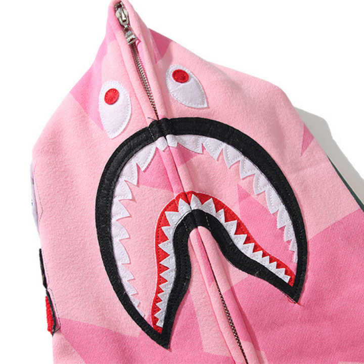 Authentischer BAPE Affenkopf Logo Kapuzenpullover für Herren – Premium Streetwear Komfort