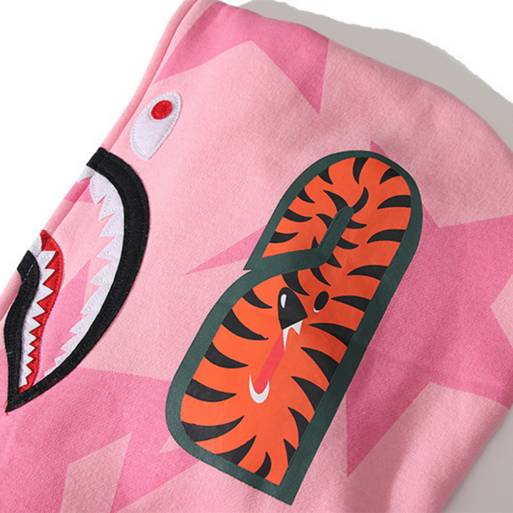 Authentischer BAPE Affenkopf Logo Kapuzenpullover für Herren – Premium Streetwear Komfort