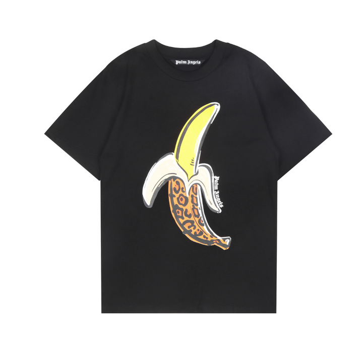 Palm Angels Bananen T-Shirt mit Logo-Print und lässigem Schnitt