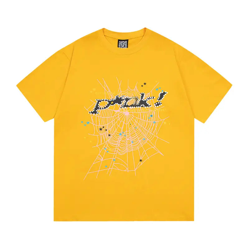 SP5DER Streetwear T-Shirt: Stylisches Design, Hochwertige Baumwolle, Exklusiver Young Thug Style