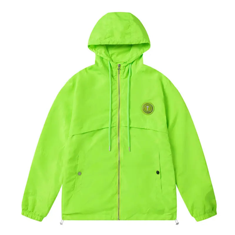 Trapstar Irongate Grüner T Windbreaker – Stilvolle leichte Streetwear Jacke für Herren