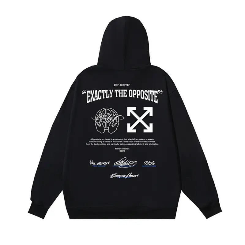 Off-White™ Monogram Luxus Streetwear Kapuzenpullover – Modernes Design für Ihn & Sie
