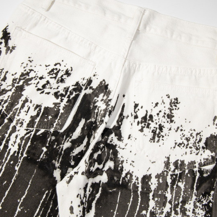 Gallery Dept. Handbemalte Denim Jeans – Einzigartiger Streetwear Vintage Kunst Look