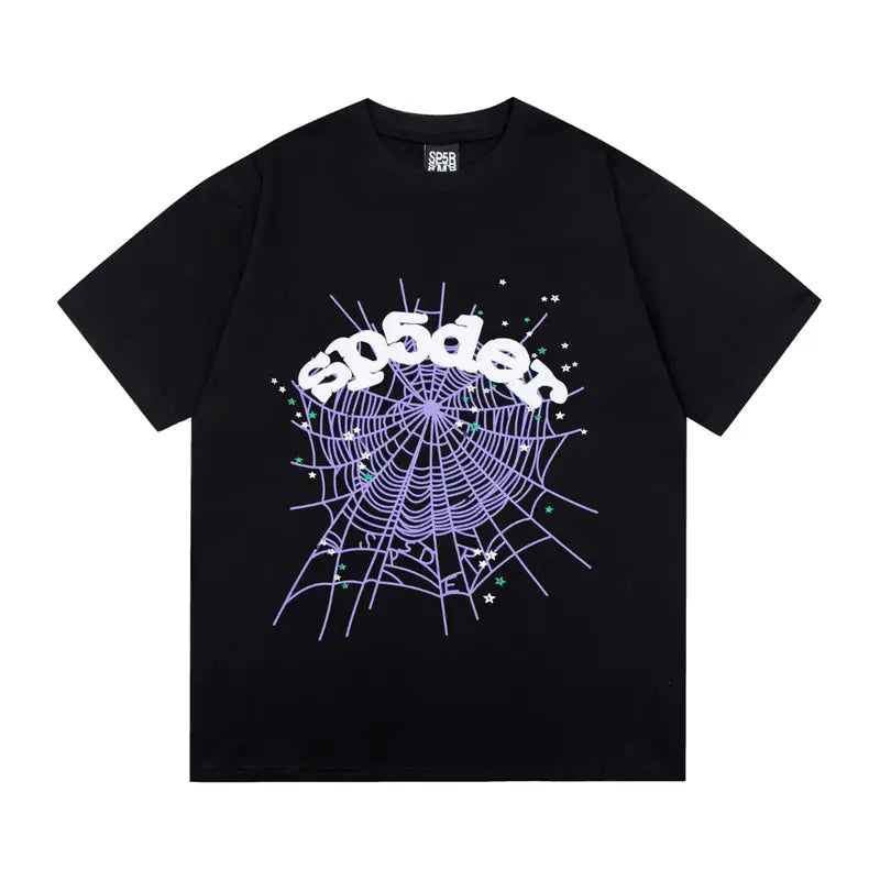 SP5DER Stylisches Baumwoll-T-Shirt für Herren – Bequemer Streetwear-Look