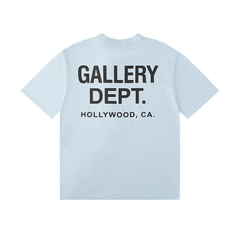 Gallery Dept. Künstlerisches Oversize T-Shirt – Handbemalt, Deconstructed Streetwear Baumwolle