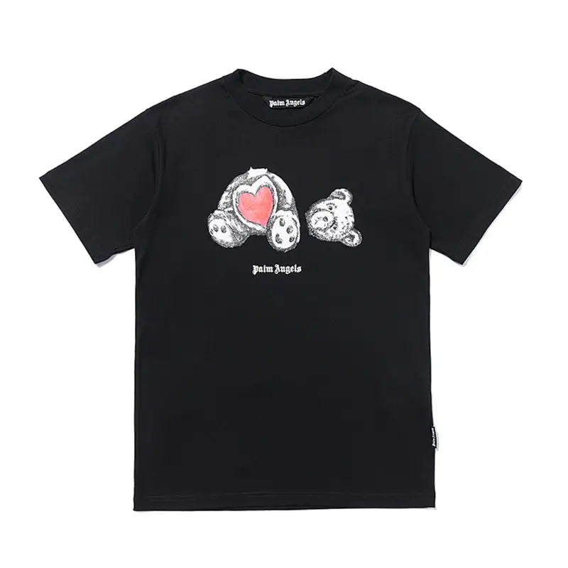 Palm Angels Love Bear T-Shirt: Stilvoller Teddy-Print für den Urban-Look