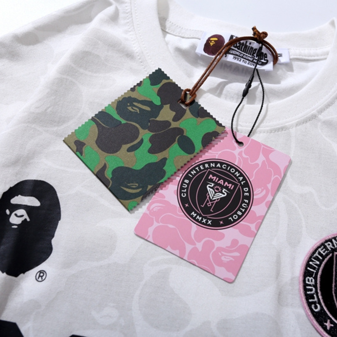 Bape Miami Streetwear Set: Stylisches T-Shirt & Shorts für Herren, Bequem