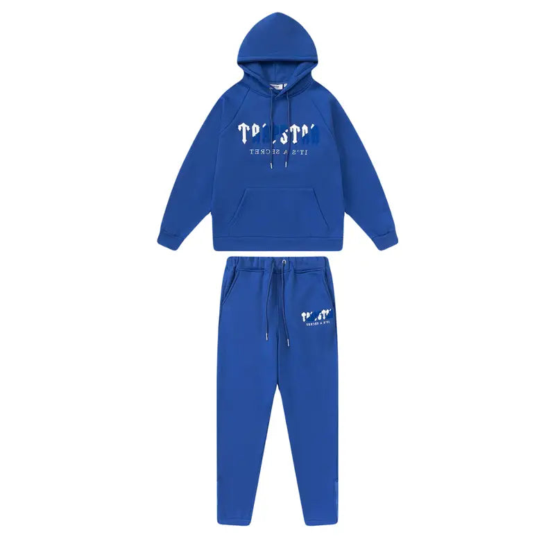 Trapstar Decodierter Blauer Chenille Trainingsanzug – Premium Streetwear Stil