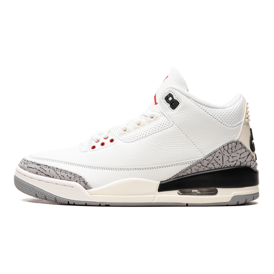 Air Jordan 3 "White Cement Reimagined 2023" Herren Retro Sneaker mit Vintage-Look