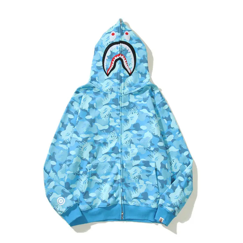 Exklusiver BAPE Affenkopf Hoodie Stylisch Bequem Baumwolle Japanische Streetwear