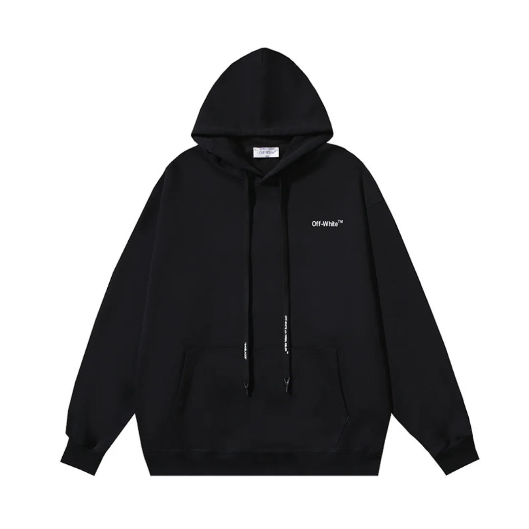 Off-White Monogramm Luxus Hoodie – Exklusiver Streetwear Designer Kapuzenpullover für Herren